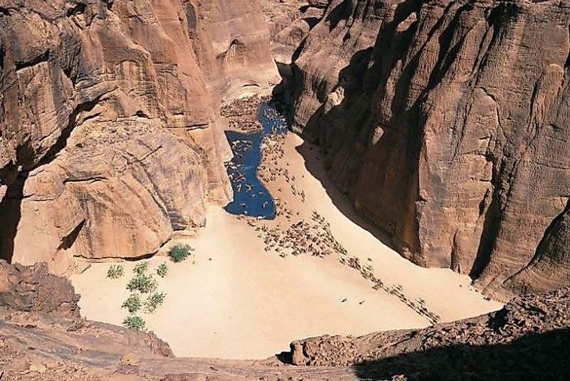 A canyon within the Ennedi Site.
