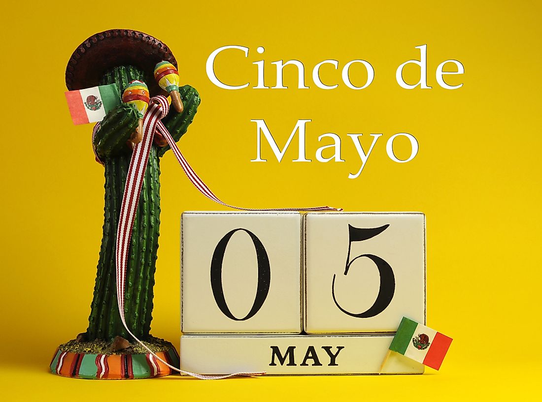 Cinco de Mayo, as the name would suggest, is celebrated on the fifth of May. 