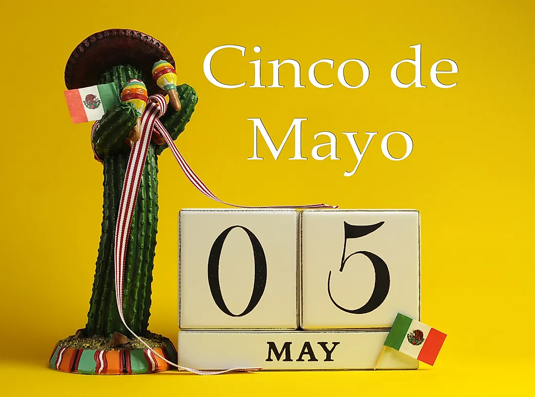 Cinco de Mayo, as the name would suggest, is celebrated on the fifth of May.