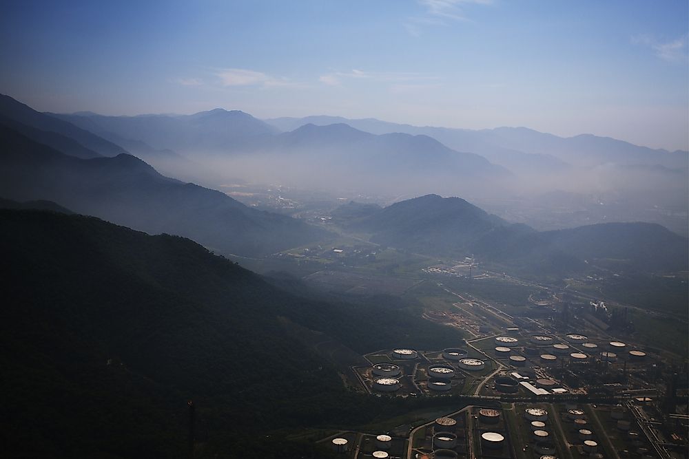 Cubatão, Brazil is an industry town known for being one of the most polluted cities in the world in the 1980s. 