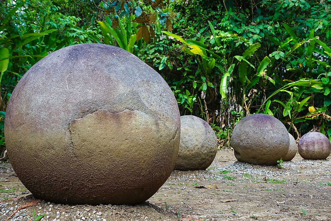 Precolumbian Chiefdom Settlements with Stone Spheres of the Diquís - Costa Rica UNESCO Site. Image credit: Inspired By Maps/Shutterstock.com