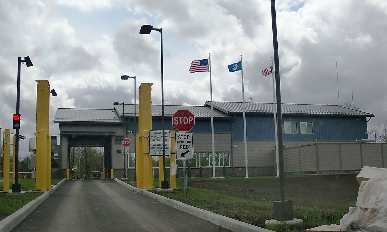 Churubusco, NY Border Inspection Station. Image credit: Wbaron/Wikimedia.org