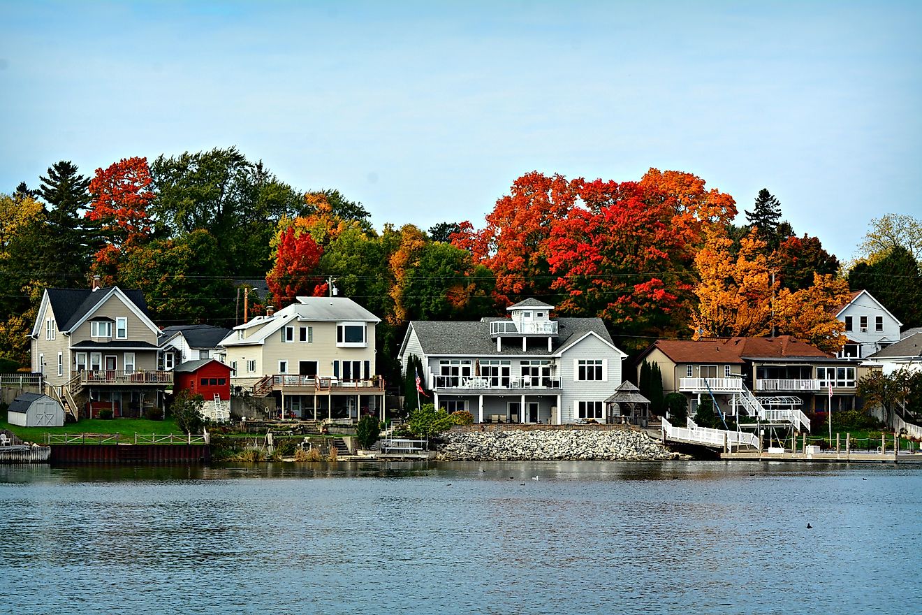 The small harbor town of Sturgeon Bay, Wisconsin.