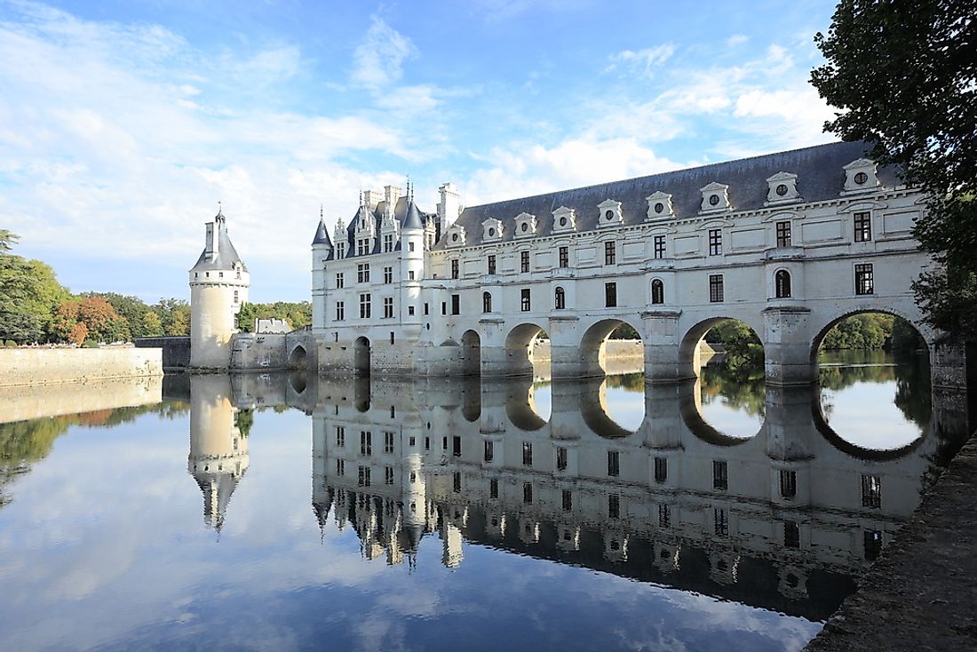 The Chenonceau Castle, France. 