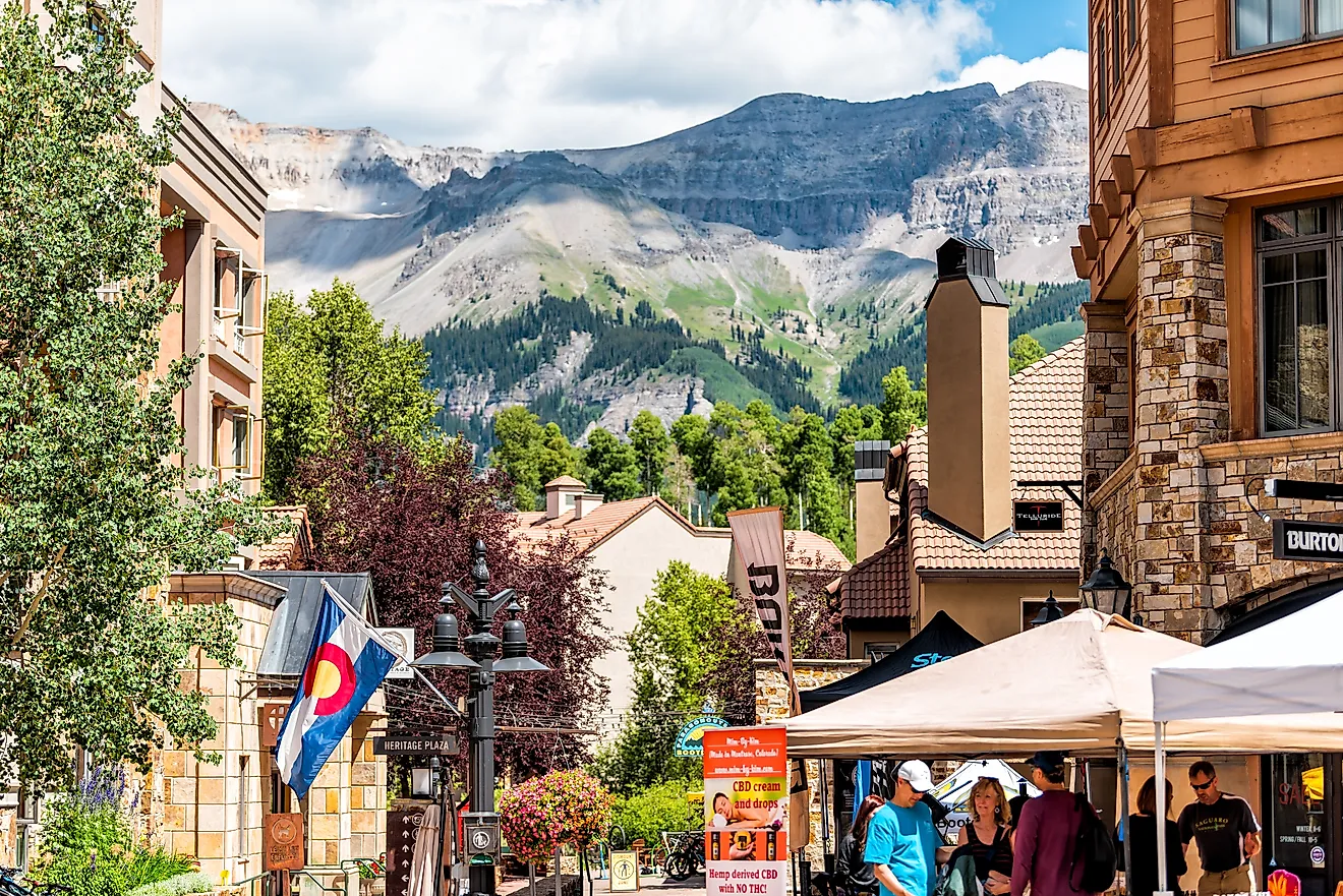 Street view in Telluride, Colorado, via krblokhin on iStock.com