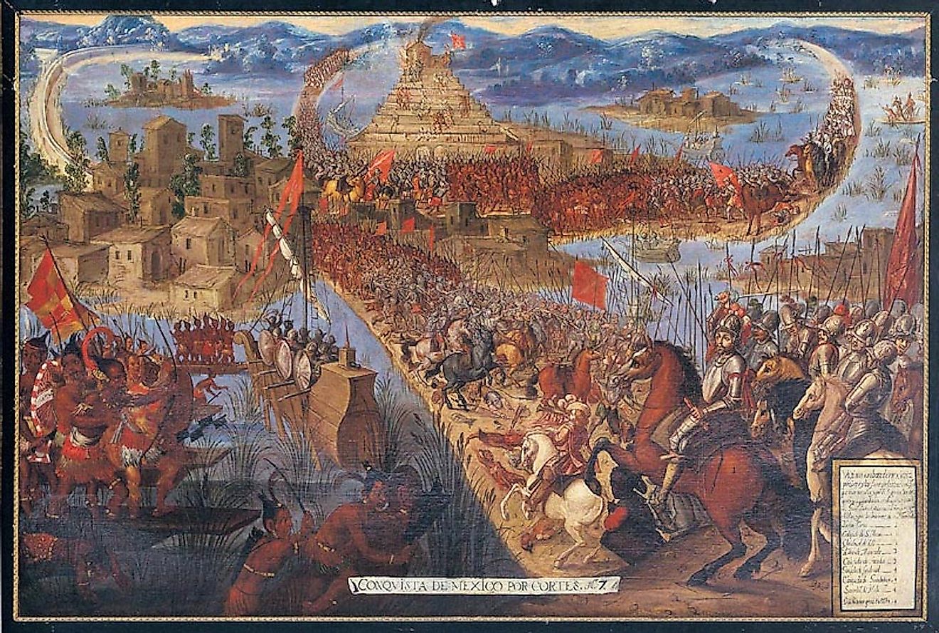 The Conquest of Tenochtitlán, c.1675.