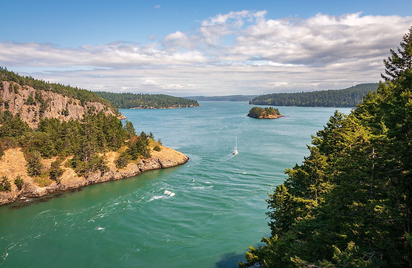 The Deception Pass State Park, Washington's most-visited state park