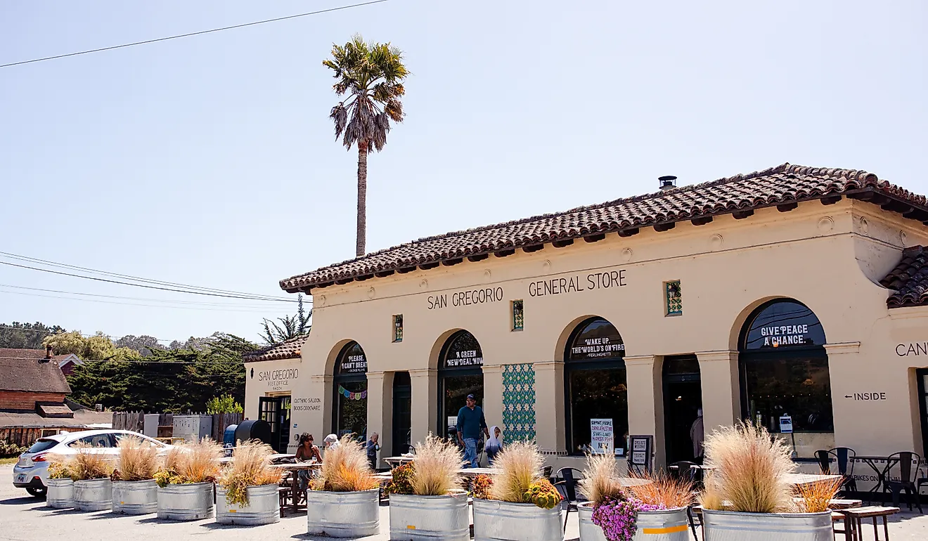 San Gregorio General Store, historic old west classic country general store.