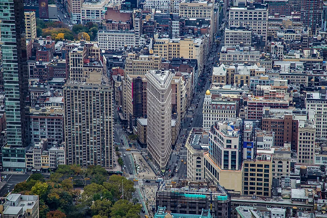 Many of the buildings in Manhattan's urban landscape date back to the late 1800s. 