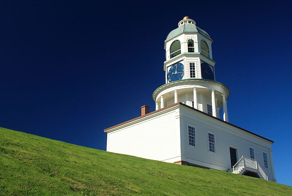 The clock tower of the Citadel, Halifax. 