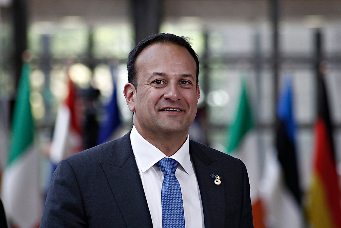 Leo Varadkar, the incumbent head of state of Ireland. Editorial credit: Alexandros Michailidis / Shutterstock.com.