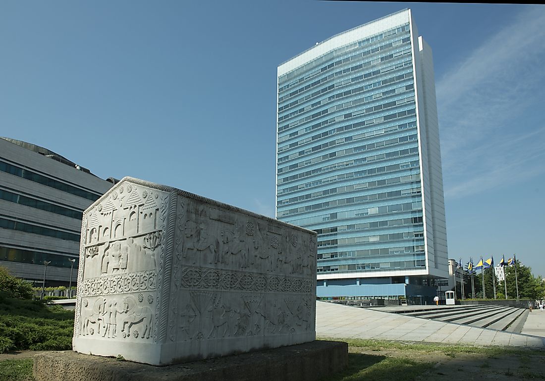 The Bosnian parliament. Editorial credit: Sergio Delle Vedove / Shutterstock.com. 