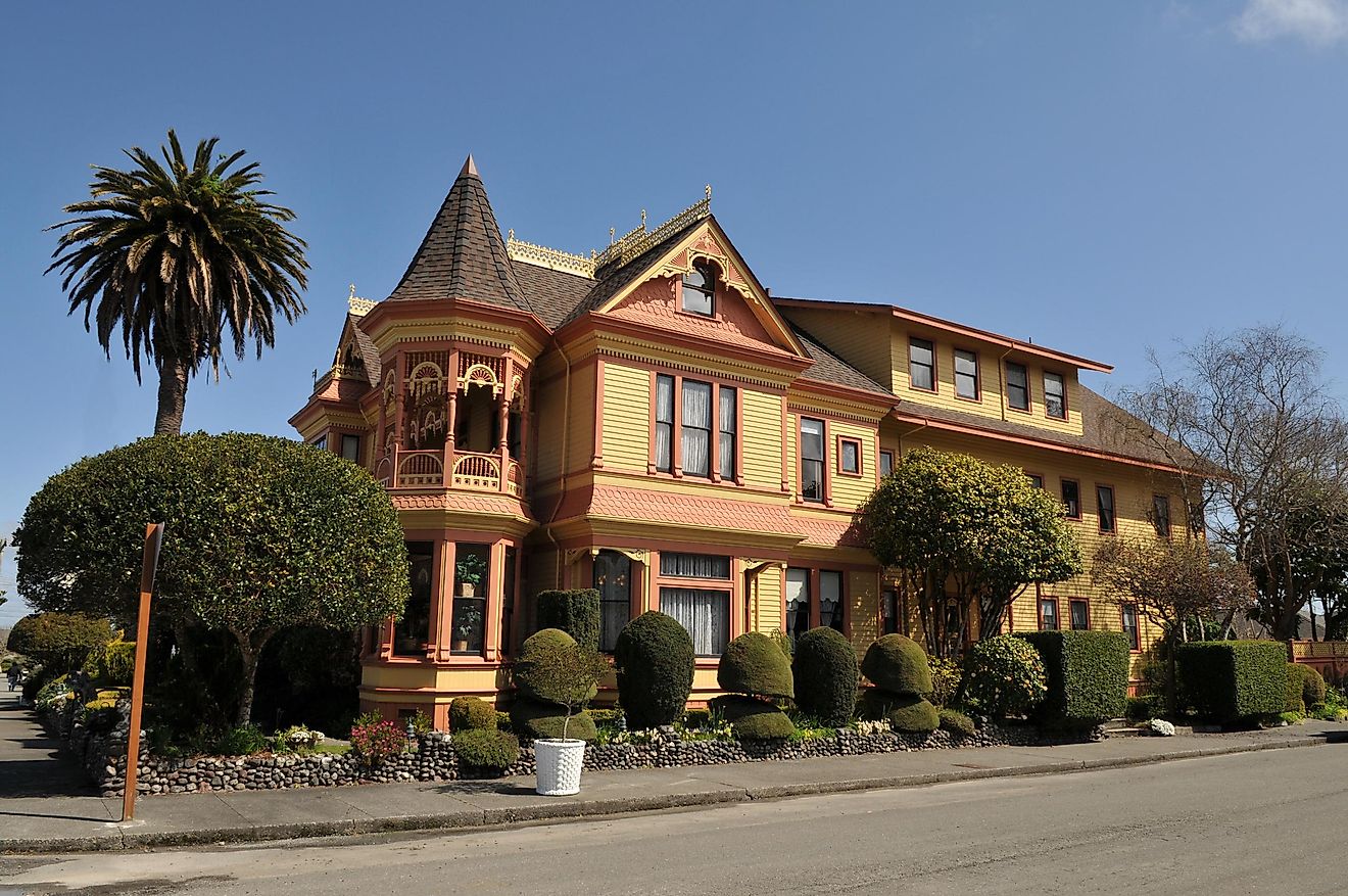 Ornate Victorian home, Ferndale, California