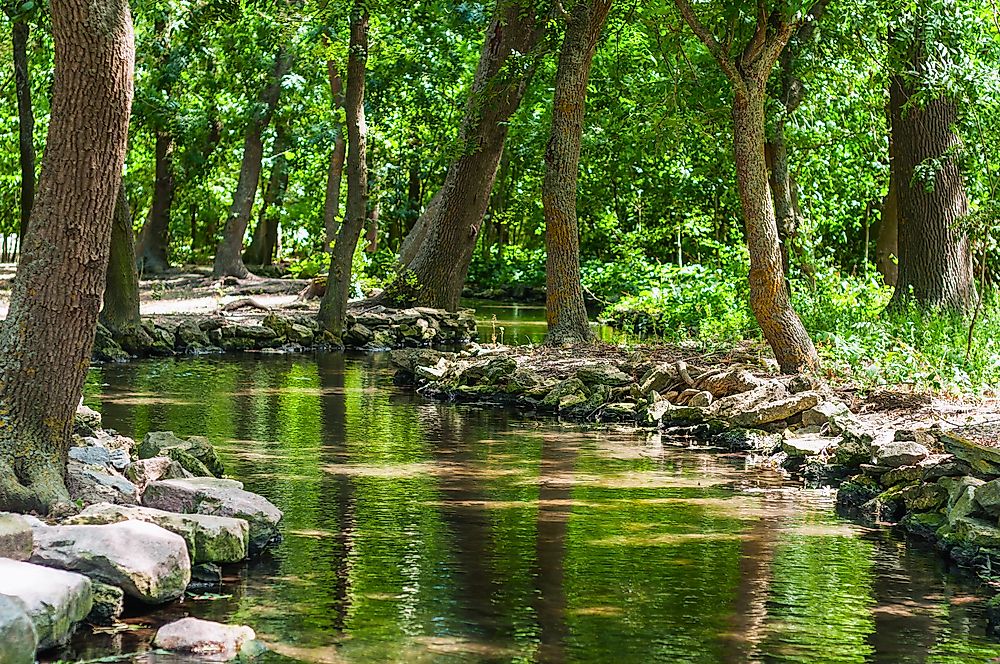 A natural reserve in the Falz-Fein Biosphere Preserve. 