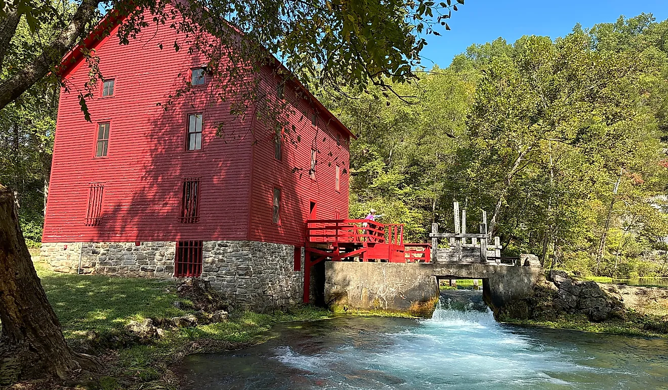 Alley Spring and grist mill in Eminence, Missouri.