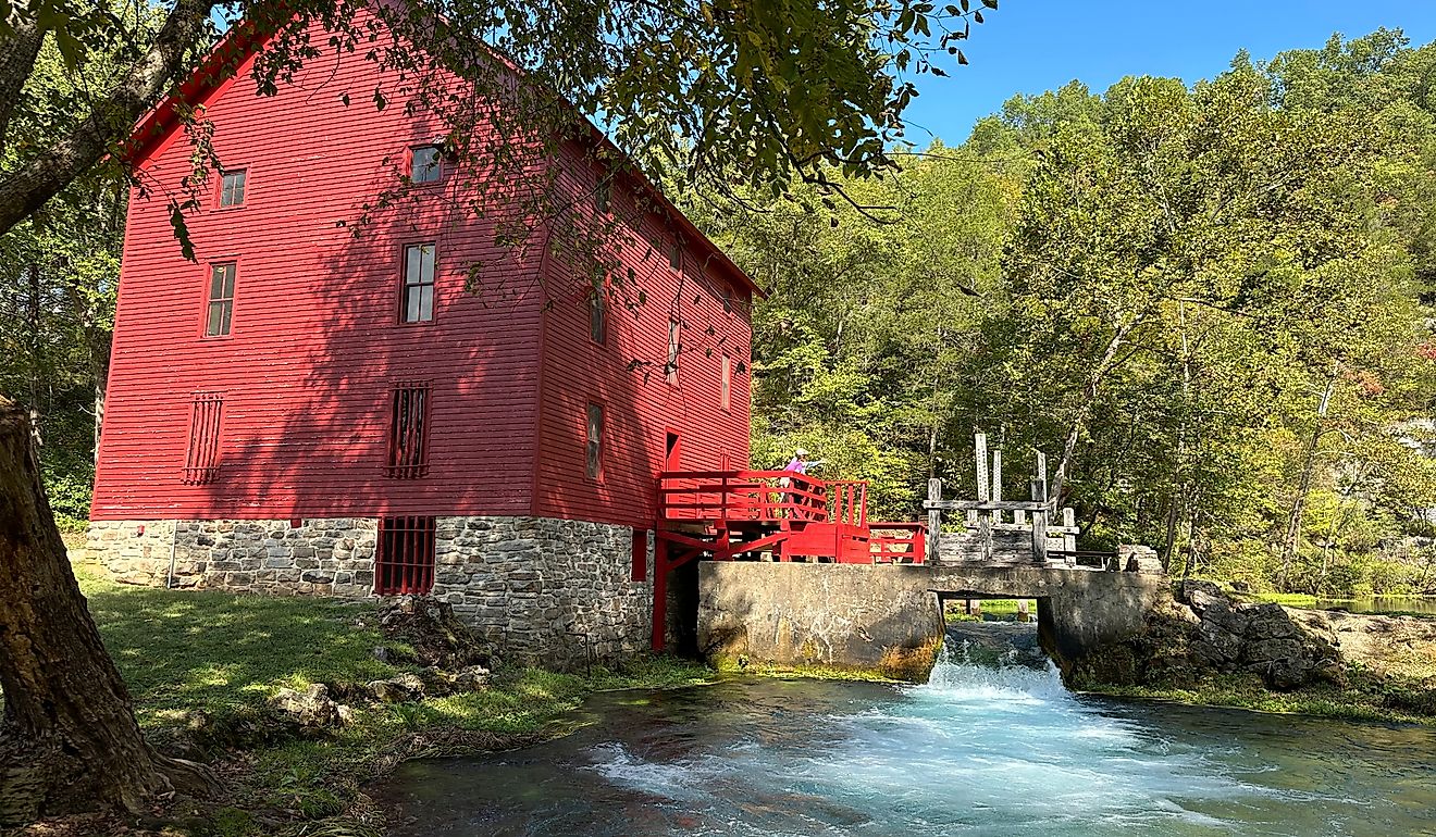 Alley Spring and grist mill in Eminence, Missouri.