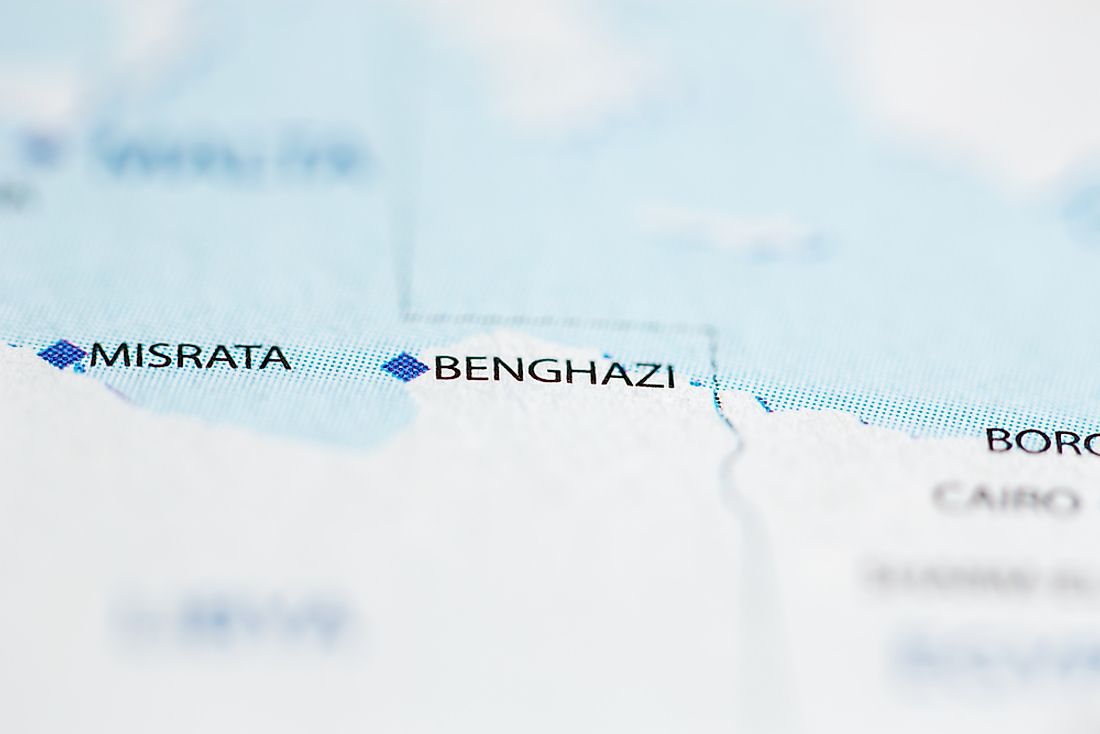 Benghazi is a city located in Libya. 