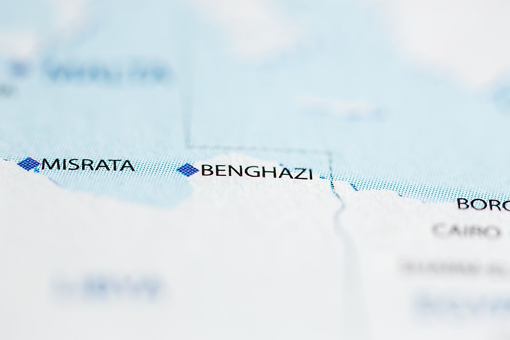 Benghazi is a city located in Libya.