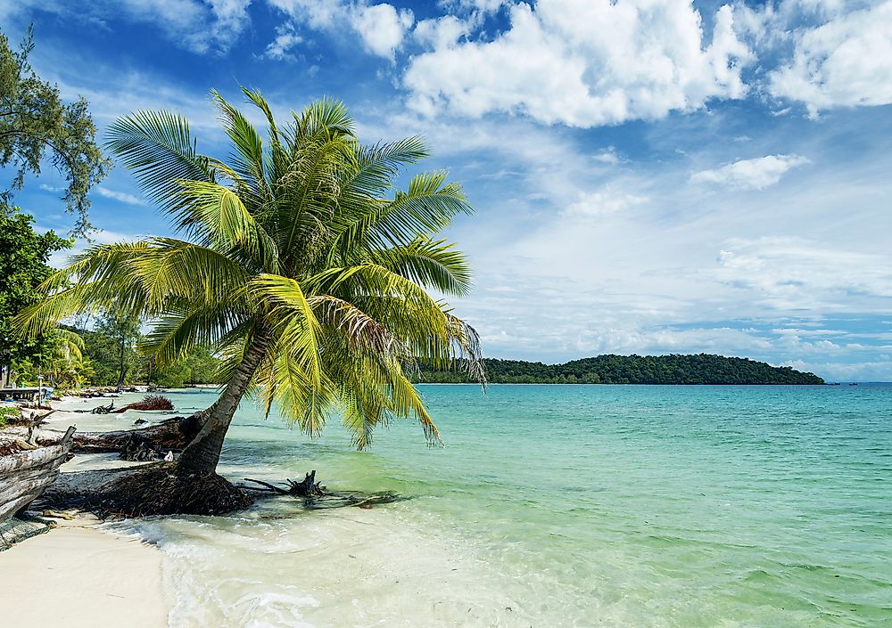 A beach near Sihanoukville. 