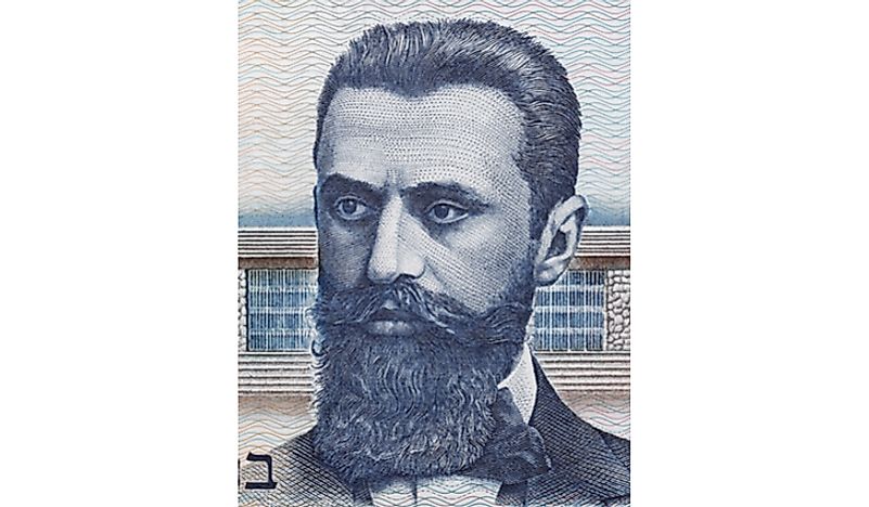 Theodor Herzl, the founder of the Zionist Organization. 