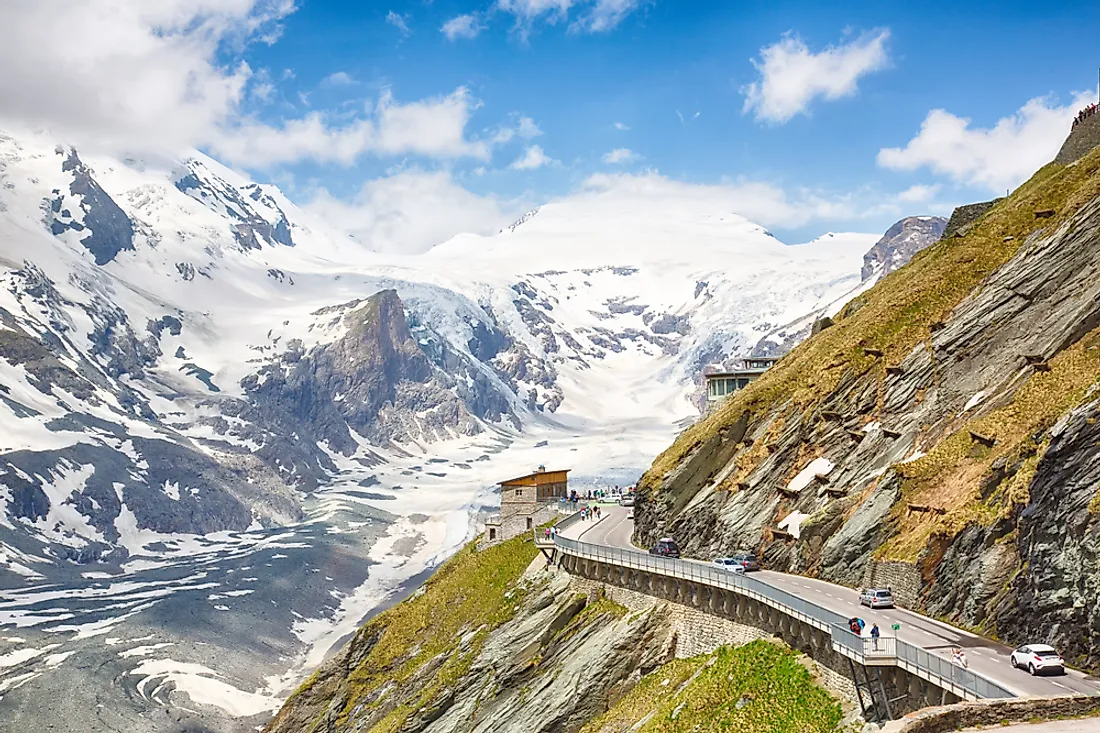 View of the Grossglockner and Pasterze from Franz-Josefs-Höhe