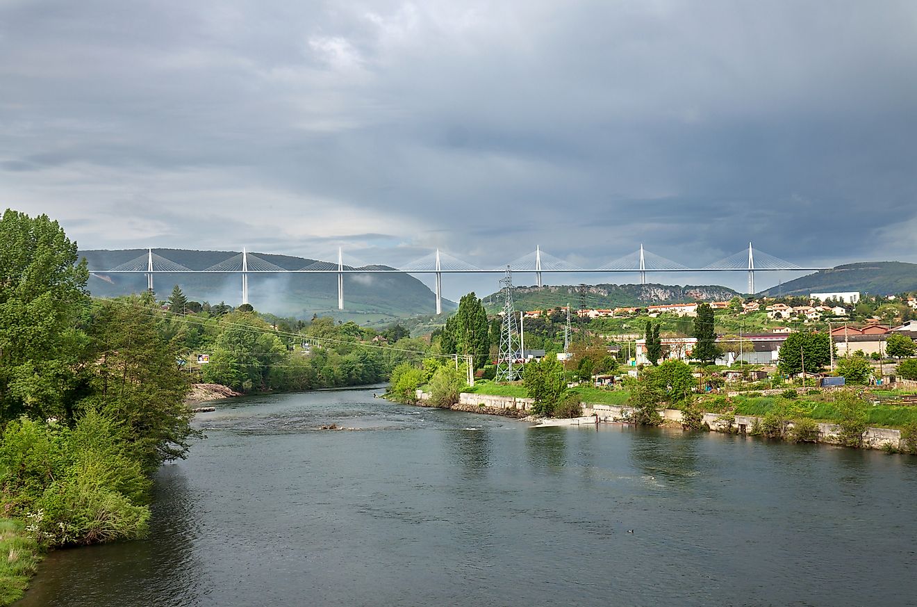 The Millau Viaduct in Southern France.