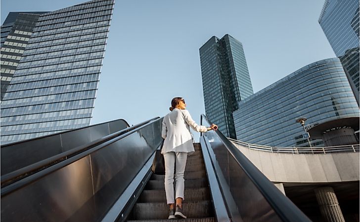 The use of escalators is now integral to the modern way of living.