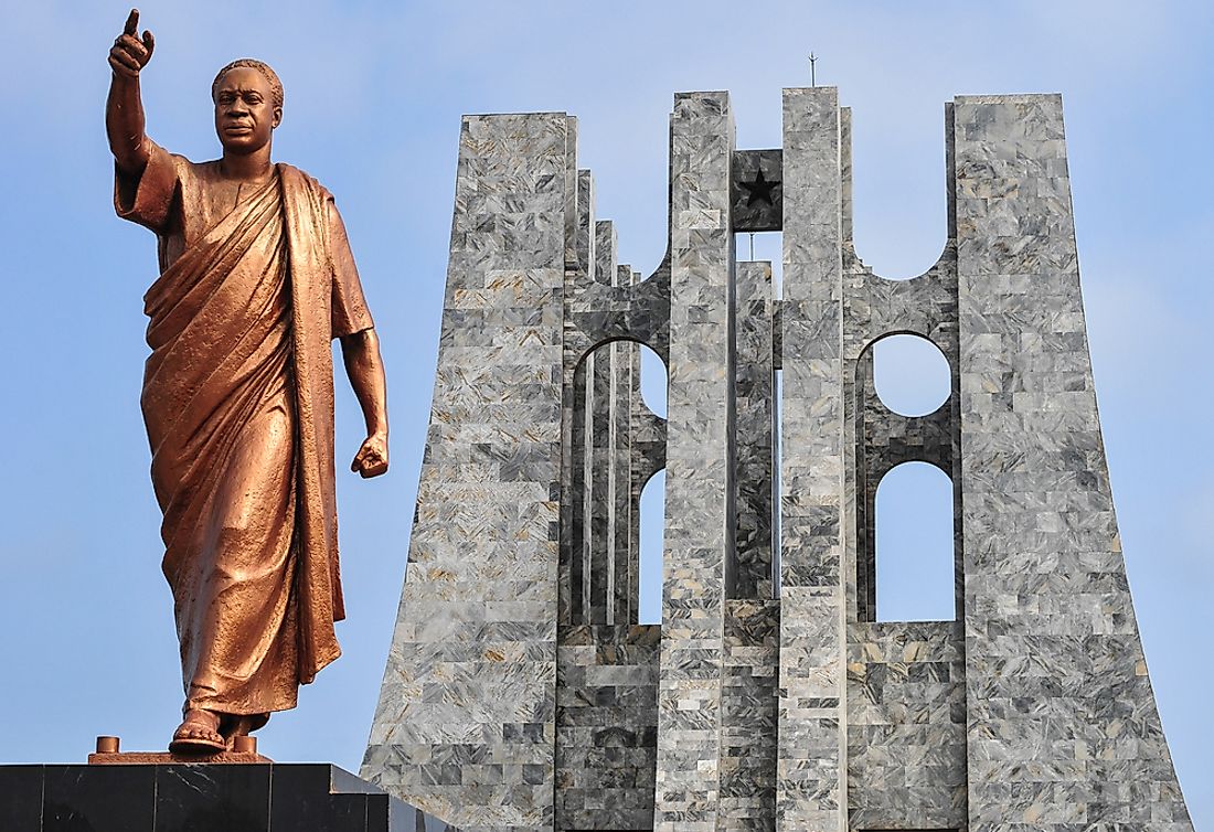 Kwame Nkrumah Memorial Park in Ghana. 