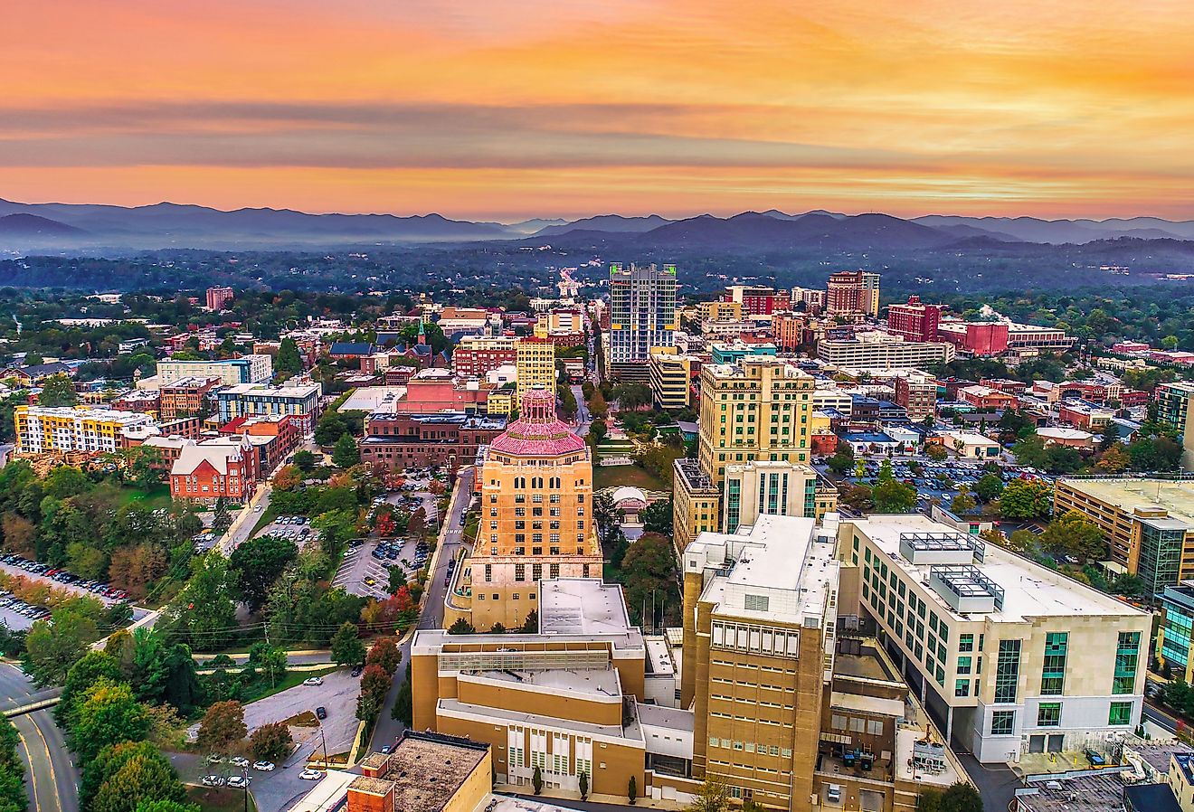 Downtown Asheville, North Carolina.