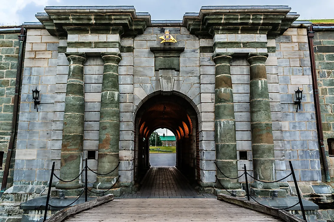 The Citadelle of Quebec, located in Quebec City, Canada, is a National Historic Site of Canada and World Heritage Site.