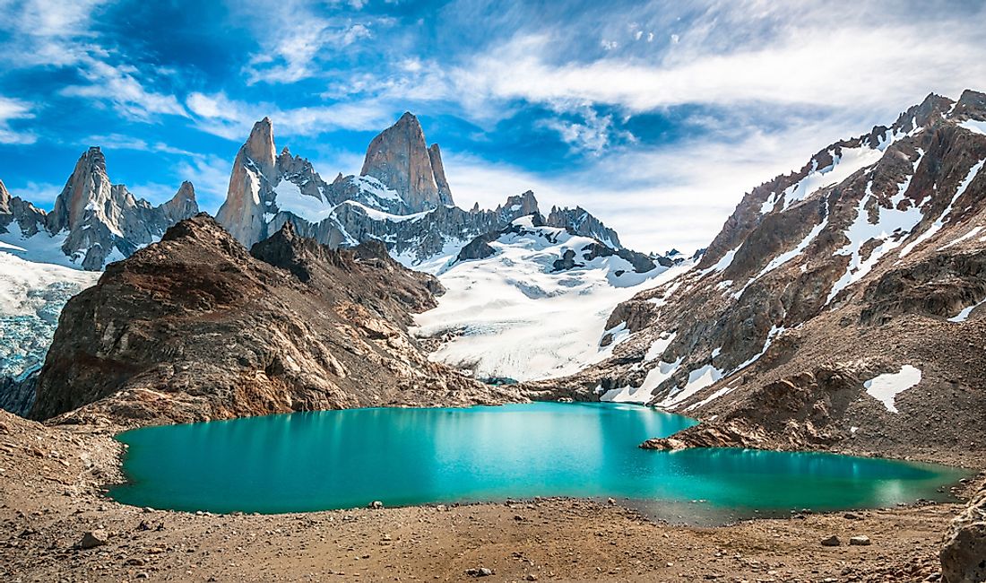 Los Glaciares National Park, UNESCO World Heritage Site in Argentina. 