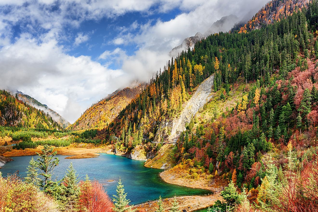 Jiuzhai Valley National Park, China. Image credit: Efired/Shutterstock.com
