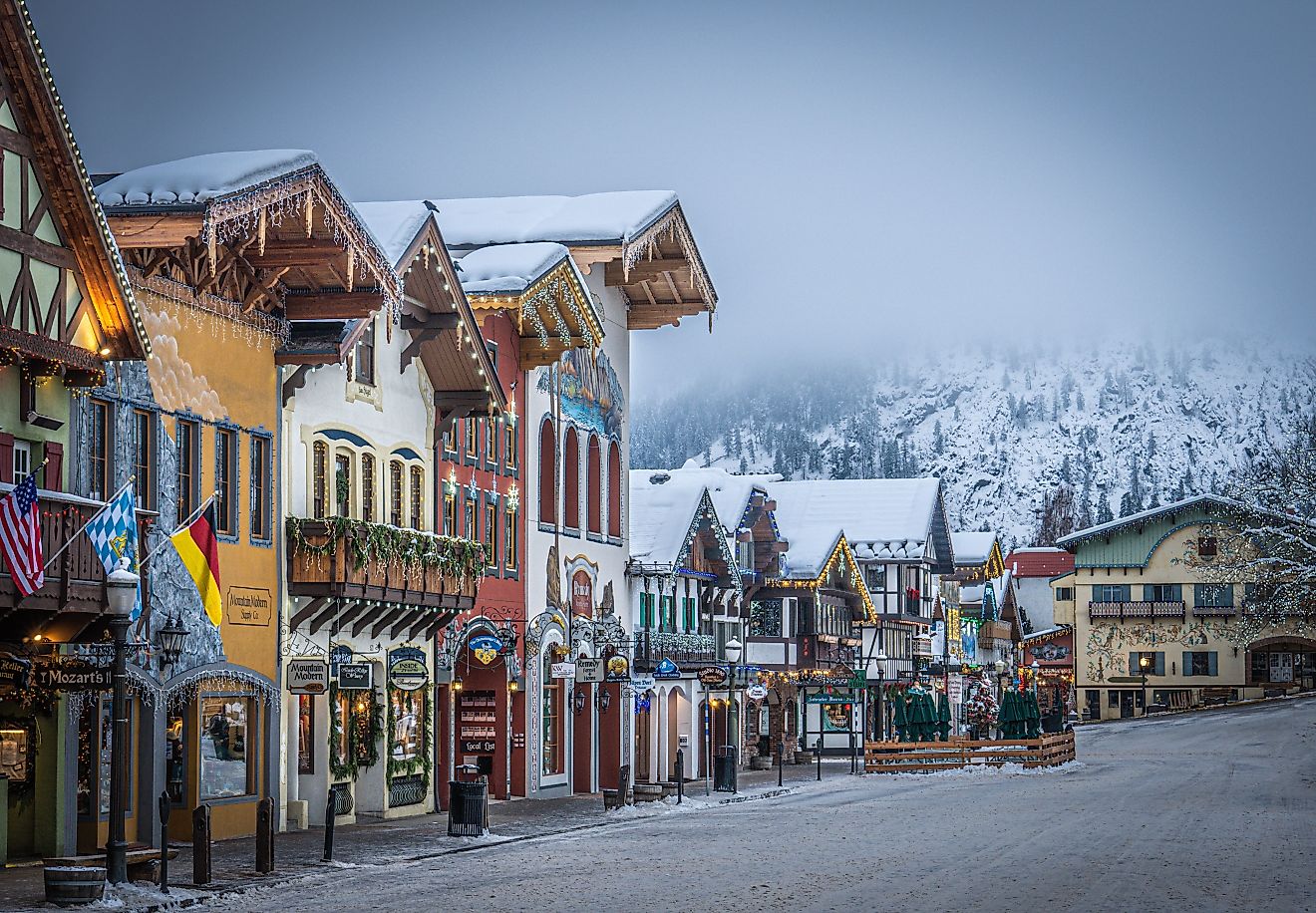 Leavenworth, Washington. Editorial Photo Credit: Wirestock Creators via Shutterstock.