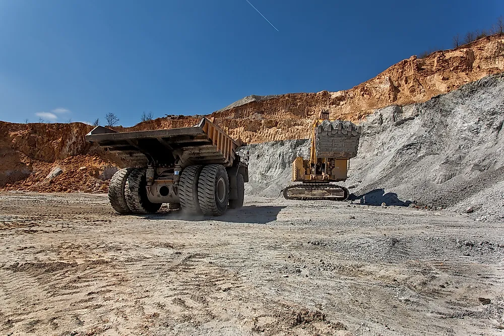 A copper mine in Serbia. Editorial credit: Bora030 / Shutterstock.com.