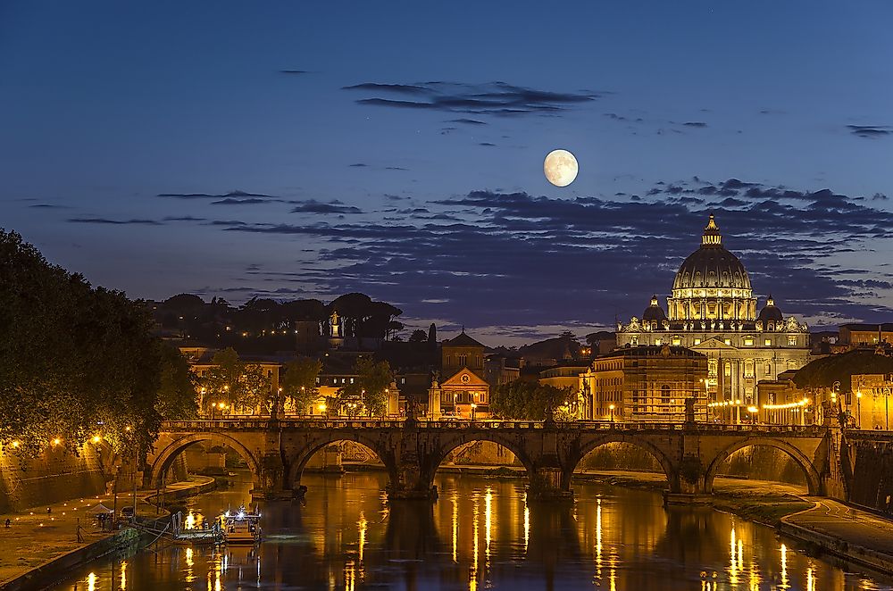 Walking around Rome at night is a romantic way to beat the crowds.
