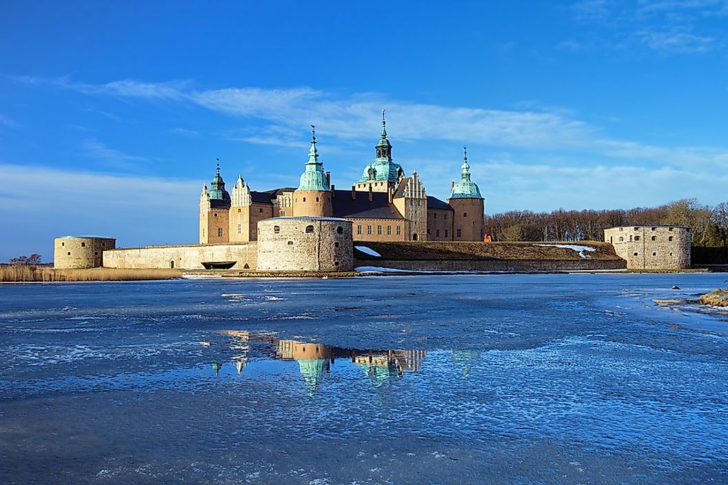 Kalmar Castle on the island of Gotland.