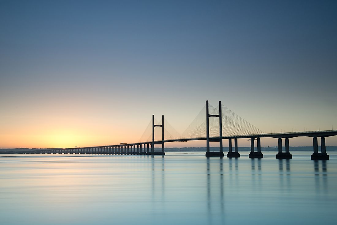 Severn Bridge is the first road crossing connecting England and Wales. 