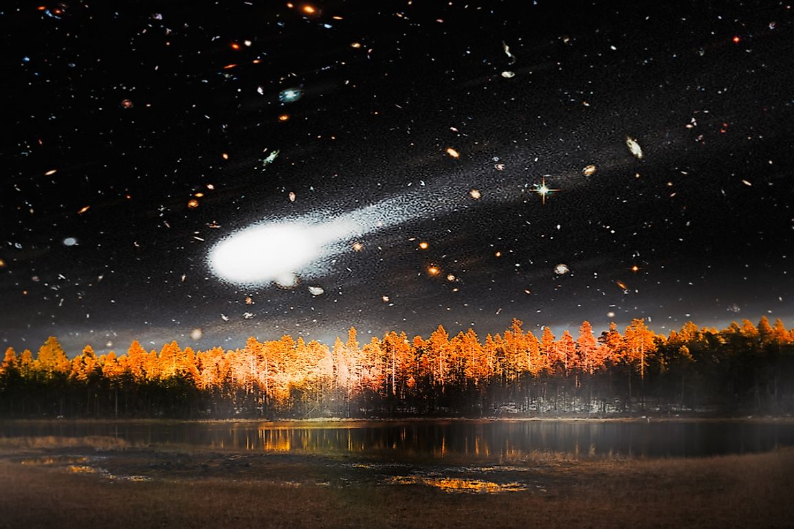 The Tunguska event was an explosion thought to be caused by a large meteoroid.