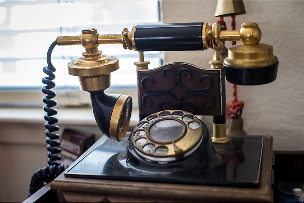 the first telephone invented in 1876