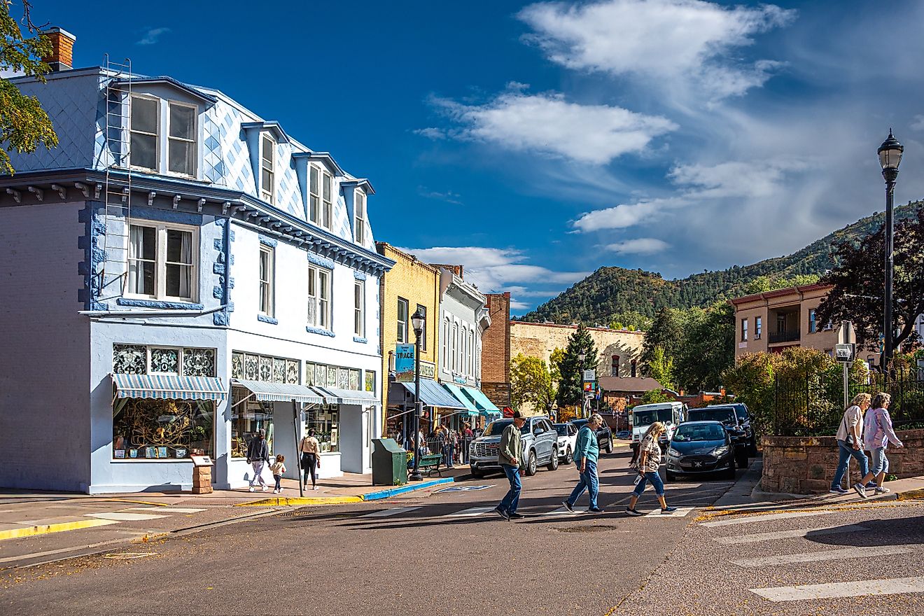 Downtown Manitou Springs, Colorado. Image credit: Marty Castrogiovanni / Shutterstock.com.