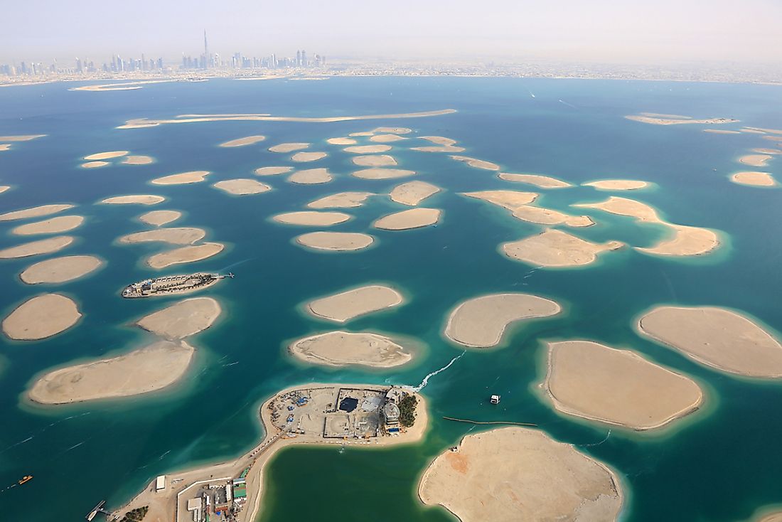 All but one of the World Islands in Dubai are not currently occupied. 