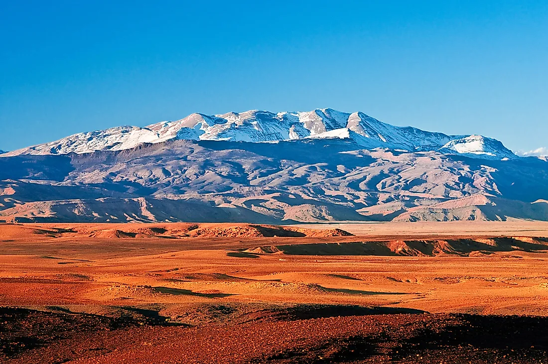 The Atlas Mountains. 