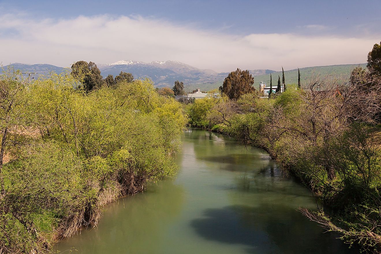 The Jordan River in Israel.