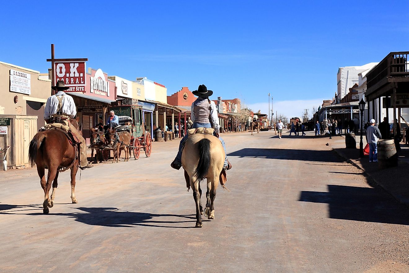 street view in Tombstone, Arizona