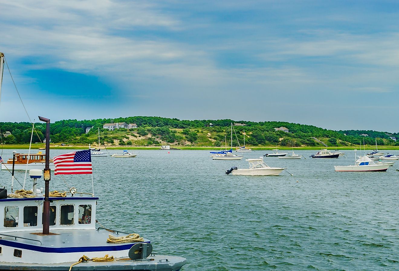 Wellfleet Harbor Area Cape Cod, MA US.
