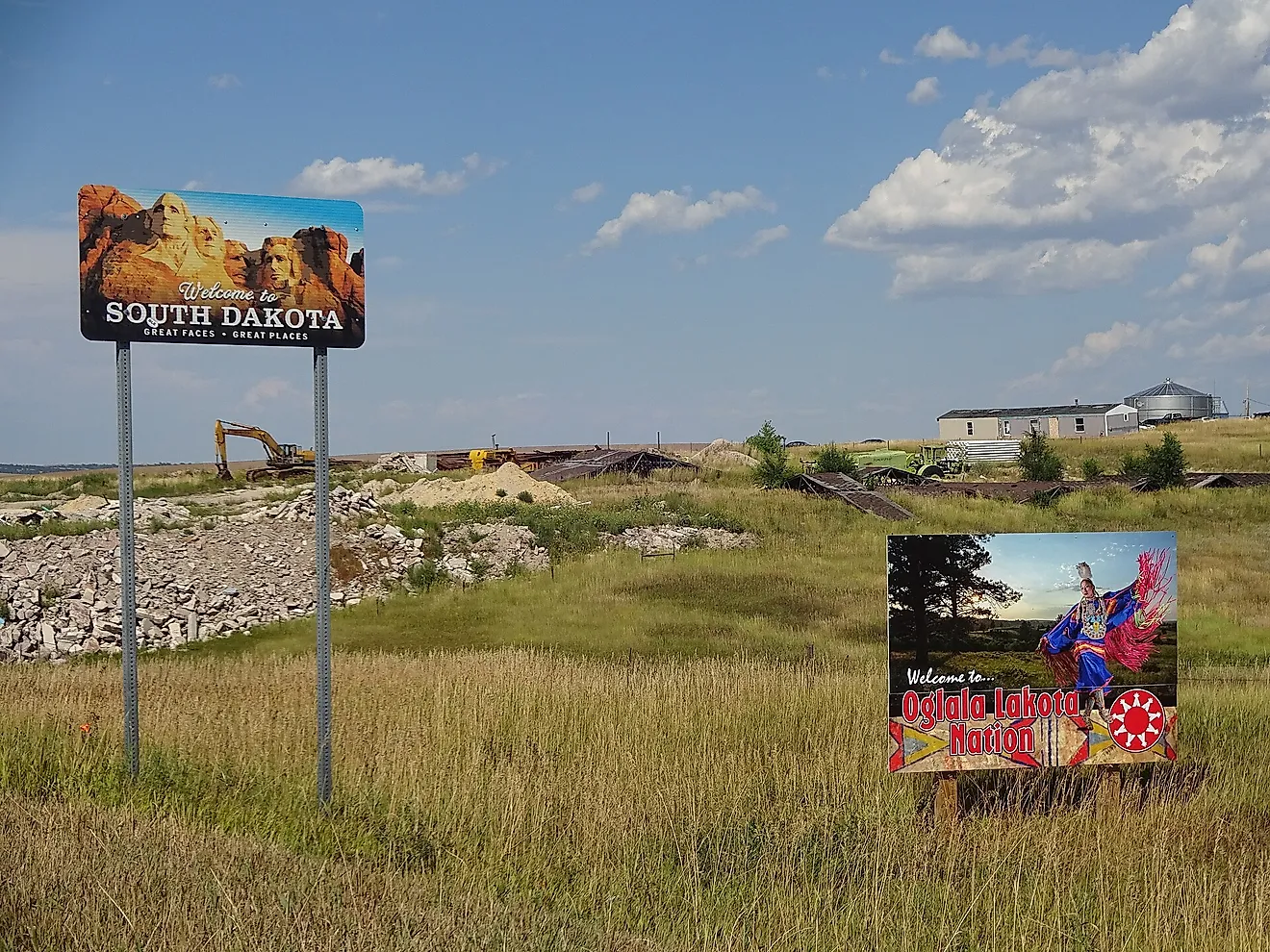 Welcome to Oglala Lakota County, SD. Steve Elliott from UK, CC BY-SA 2.0 <https://creativecommons.org/licenses/by-sa/2.0>, via Wikimedia Commons