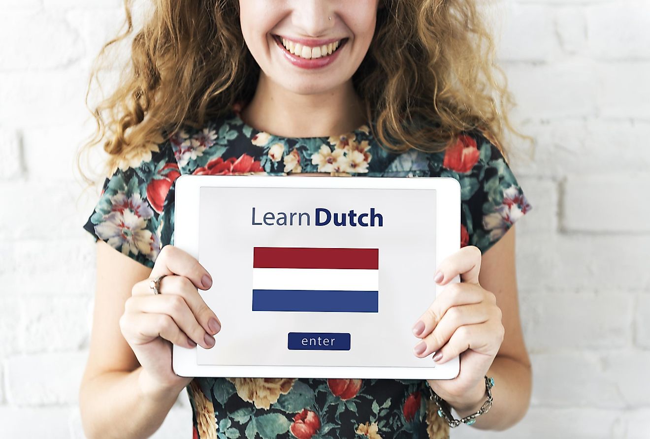 The Dutch language has evolved from the Germanic vocabulary, just like English.