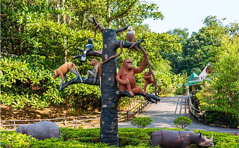 Lok Kawi Wildlife Park. Editorial credit: Uwe Aranas / Shutterstock.com