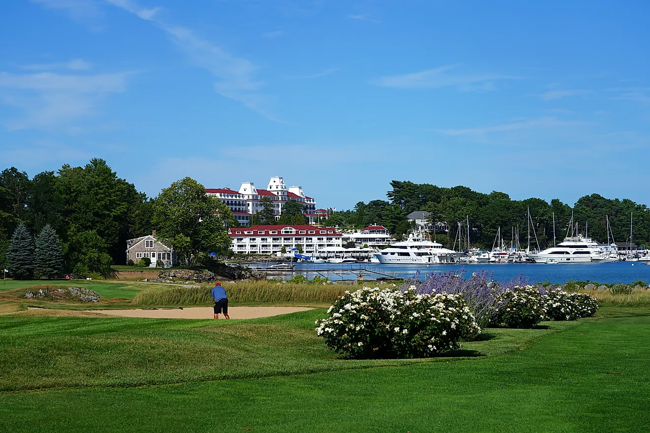 Wentworth by the Sea Country Club in Portsmouth, New Hampshire (Editorial credit: EQRoy / Shutterstock.com)