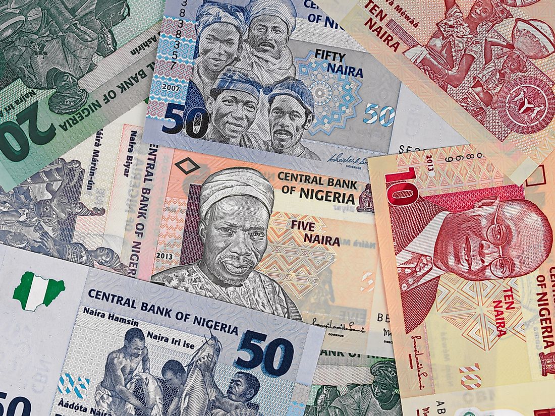 Nigerian Naira bills. 
